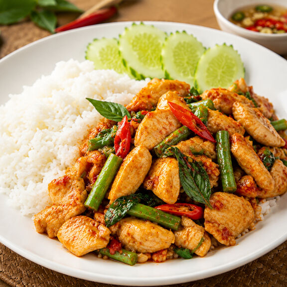 Red Curry Paste Stir Fried